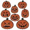 Beistle 96 Counts Orange Vintage Halloween Pumpkin Cutouts 9.5”